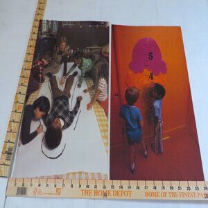 Vintage Teacher (2) Posters 1987 with vintage fashion clothing children
